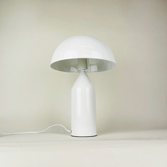 Mushroom shop lamp white